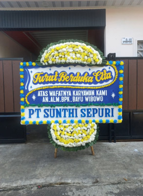 Papan Bunga Duka di Jatiayu